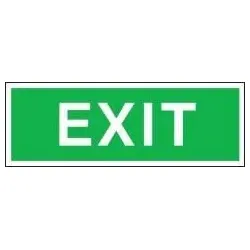 Sicherheitsschild 300x105mm Folie EXIT