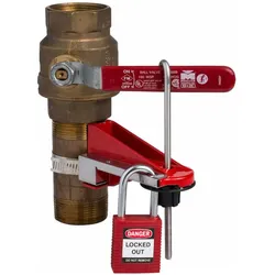 Brady, Vorhängeschloss, Sicherheitsschloss mit Stahlbügel, Rot, 38mm Bügelhöhe, 6,5mm Bügeldurchmesser (Keyed Differ
