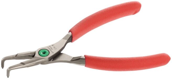 Facom Pince frontale pour anneaux de retenue avec serrage intérieur coudé à 90° chromé, couvercles ergonomiques Ø pointe 2,3 mm Largeur des anneaux 40 - 100 (199A.23)