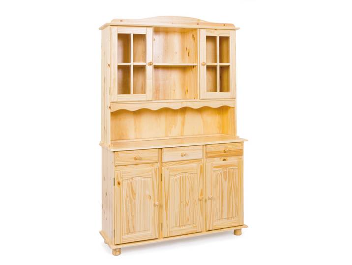 ebuy24 Kredenz holz, Braun, 130x198x43 cm, Esszimmer, Anrichten, Buffetschränke