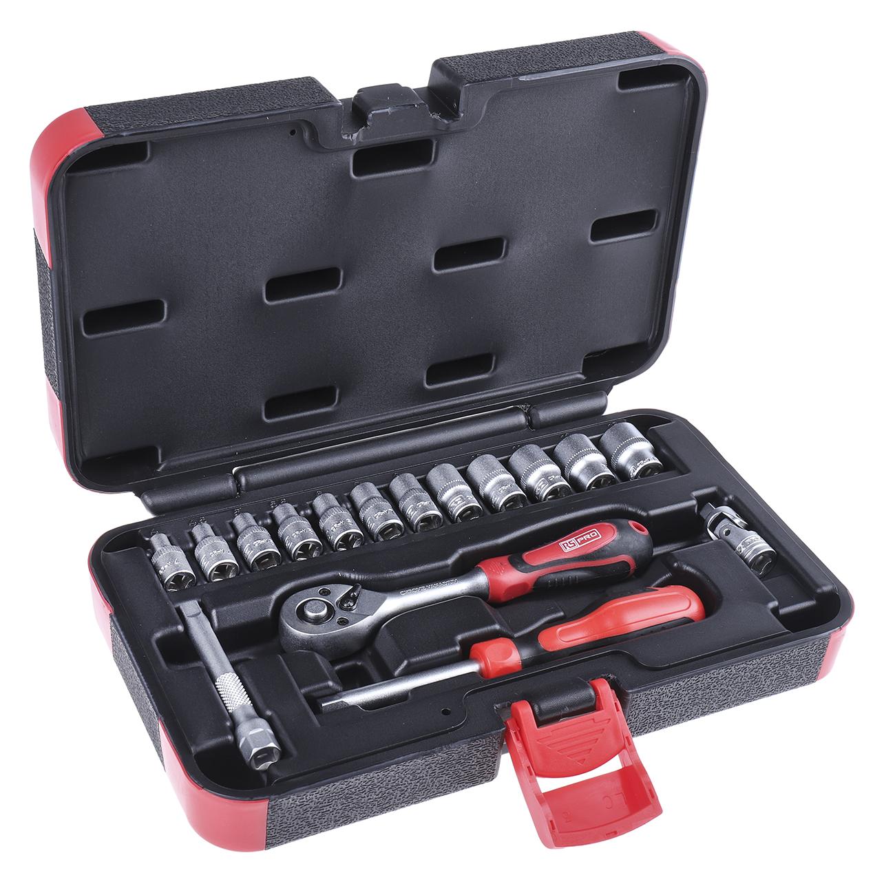 RS PRO Steckschlüssel 1/4" Satz 16-teilig (6236413)