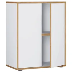 Aktenschrank Salia B60 Honigeiche/Weiß