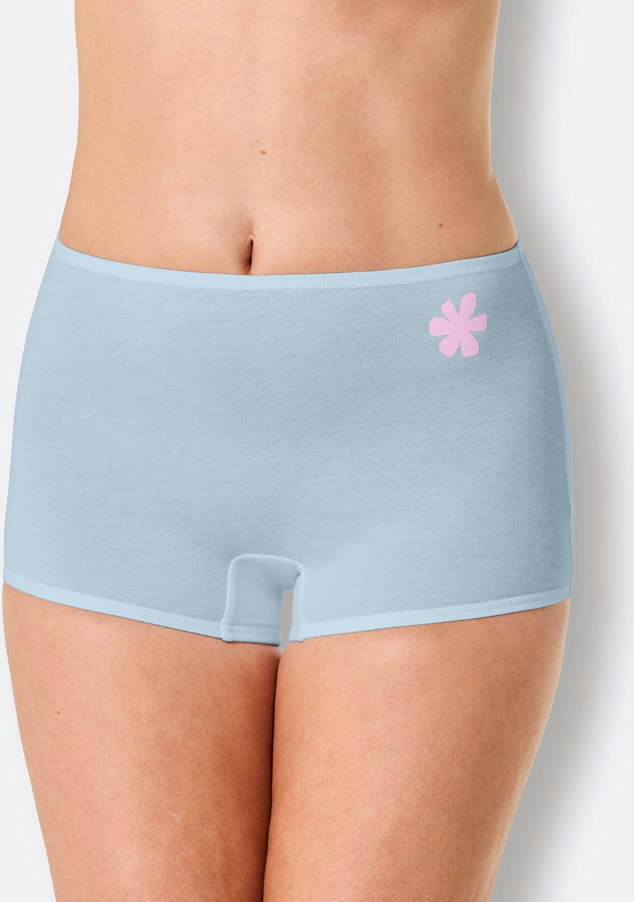 Panty WÄSCHEPUR, Damen, Gr. 38, 6 Stk., lila (2x hellblau, 2x vanille, 2x flieder), 95% Baumwolle, 5% Elasthan, Unterhosen Panty 2x hellblau, 2x vanille, 2x flieder 38, 6 Stk.