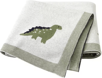 Inspire Curations Soft Cotton Knitted Baby Blanket For Newborns 82w598