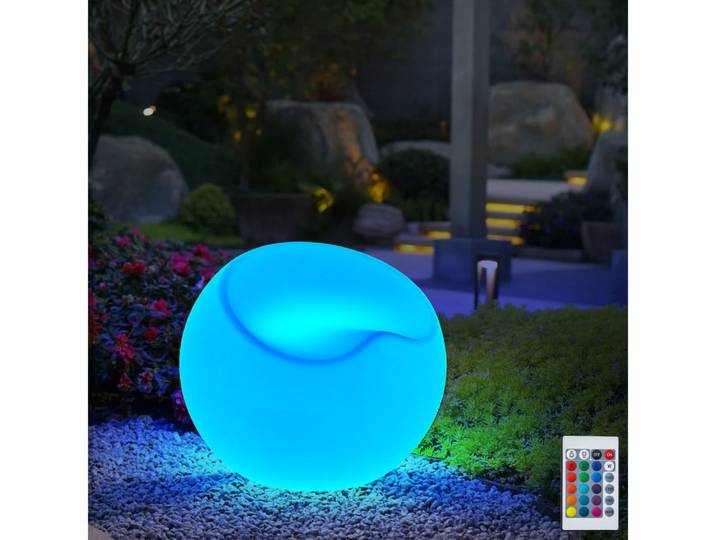 Eurohandisplay LED Gartenleuchte LED Gartenleuchte Leuchtende Sessel Tisch Sparsam mit Fernbedienung, LED fest integriert, RGBW, LED Möbel