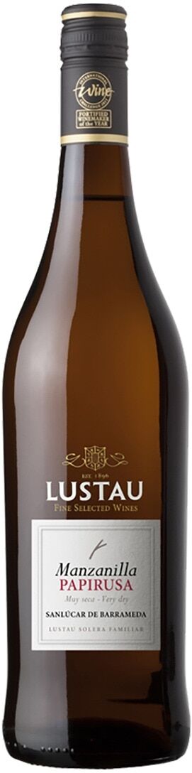 Lustau Vino manzanilla Papirusa reserva solera Sanlúcar de Barrameda.