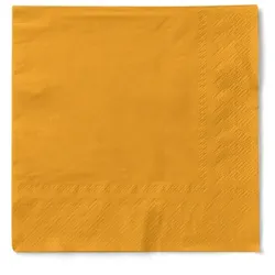 Tissue Serviette Curry/Orange, 24 x 24 cm, 150 Stück - Mank