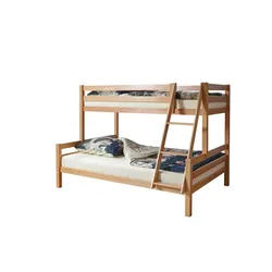 Ticaa Etagenbett "Maxim" Buche massiv Natur