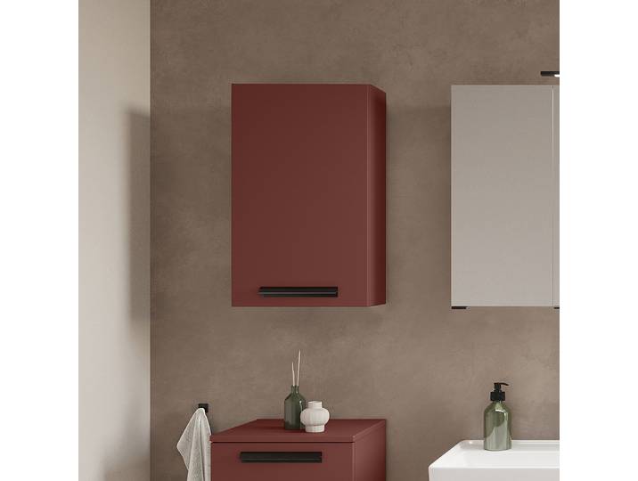 Hängeschrank 40 x 64 x 20cm Rot/Rot