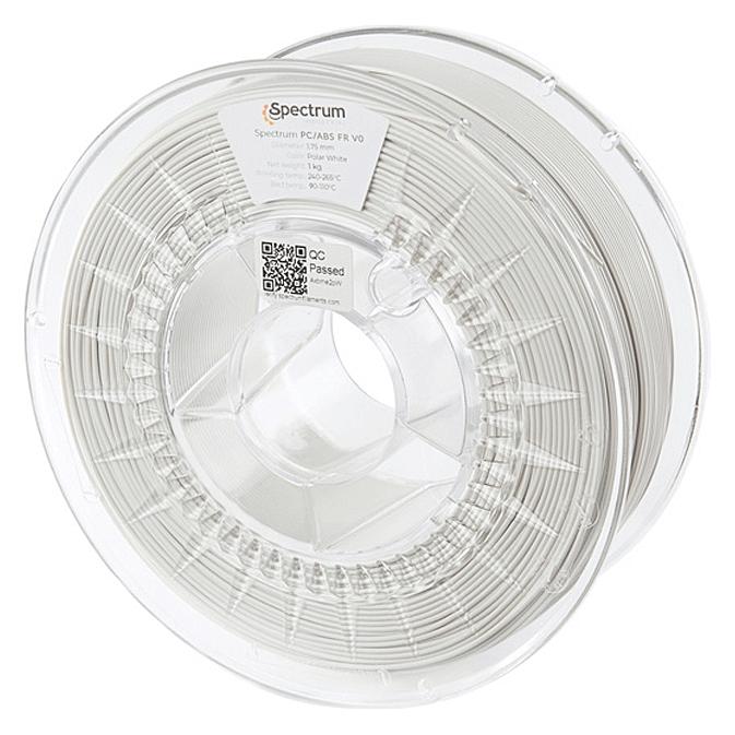 Spectrum Filament PC/ABS FR V0 1.75mm white 1kg (1000 g, 1.75 mm) (81012)