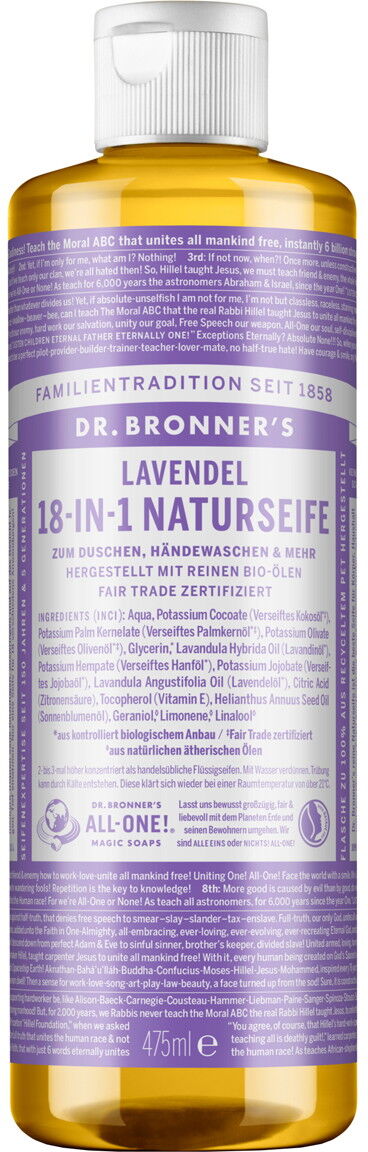 475ml DR. BRONNER'S MAGIC SOAP Lavender