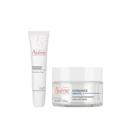 Avène Beruhigende Augencreme + Hydrance Aqua-Gel Creme Set 1 St