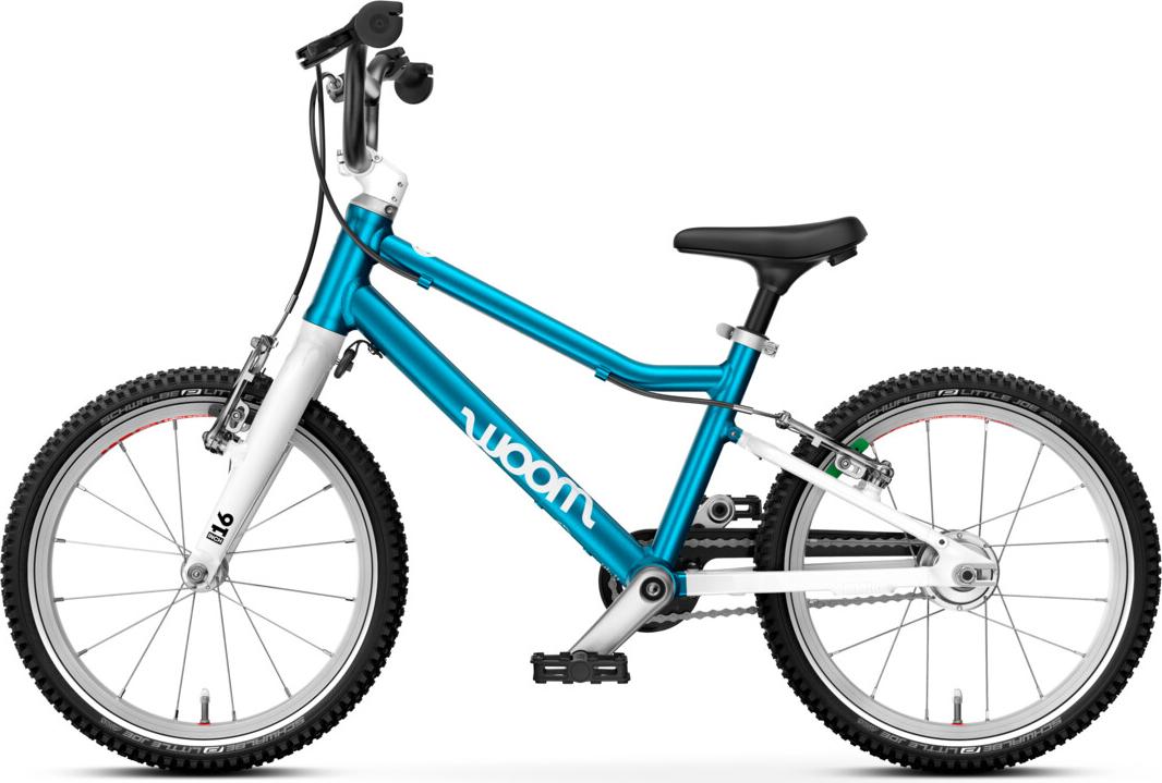 WOOM GO 3 Automagic (Gen. H) Kinder Fahrrad 4-6 Jahre 105-120 cm blau 16"