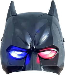 Inspire Essentials Kids Superhero LED Light Up Mask For Cosplay And Costume Play batman
