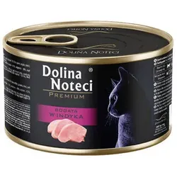 Dolina Noteci Premium für Katzen, reich an Truthahn, 185 g