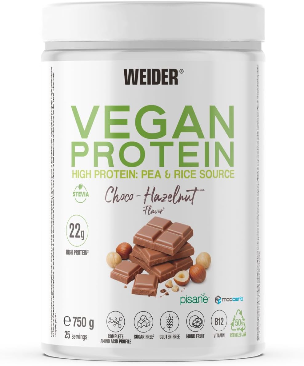 Weider weider vegan protein 750 gr choco-avellana