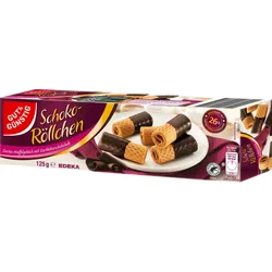 GUT&GÜNSTIG Schoko-Röllchen Zartbitter 125,0 g