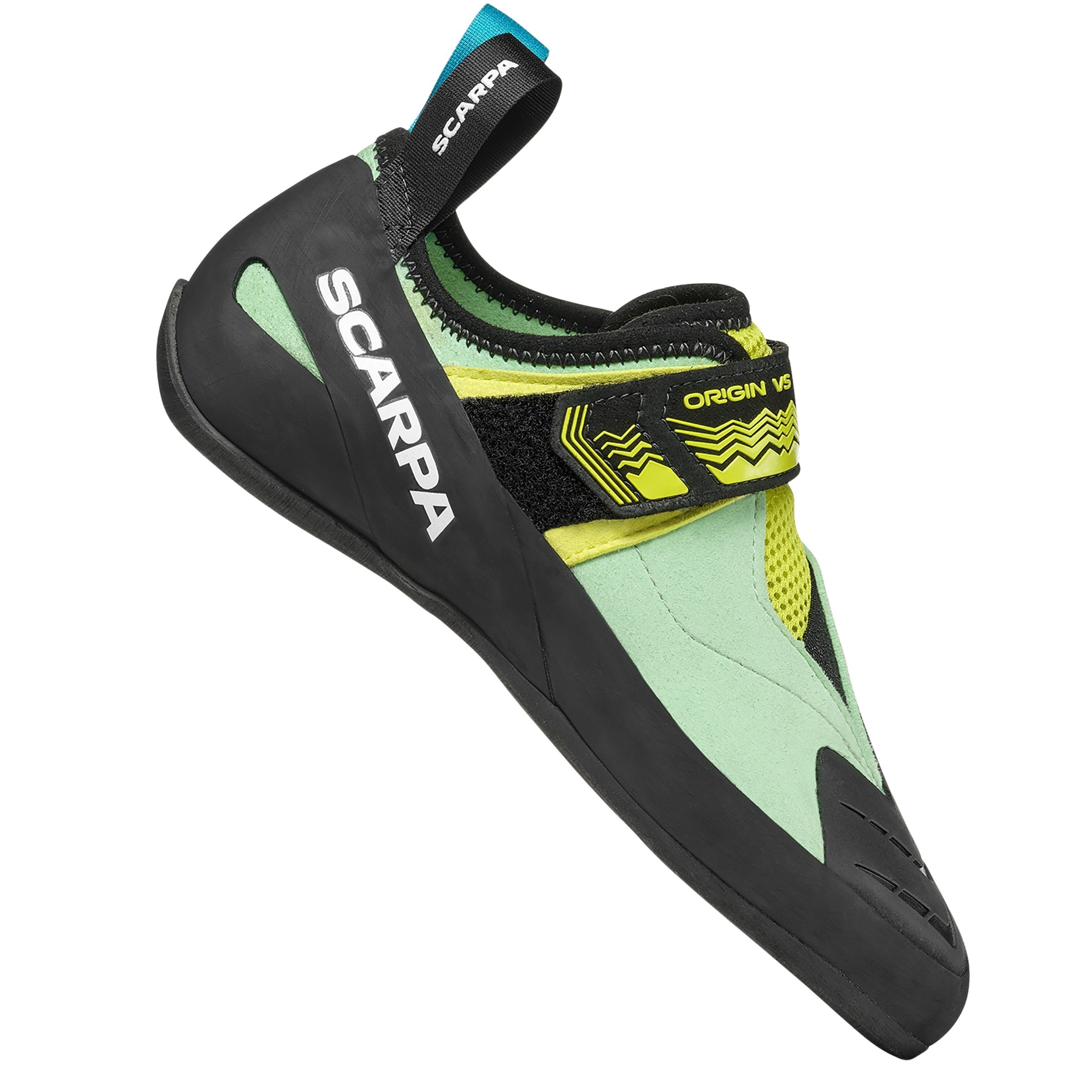 Scarpa Origin VS Kletterschuhe Damen Kletterschuhe gruen Größe 39 Bouldern | Sportklettern