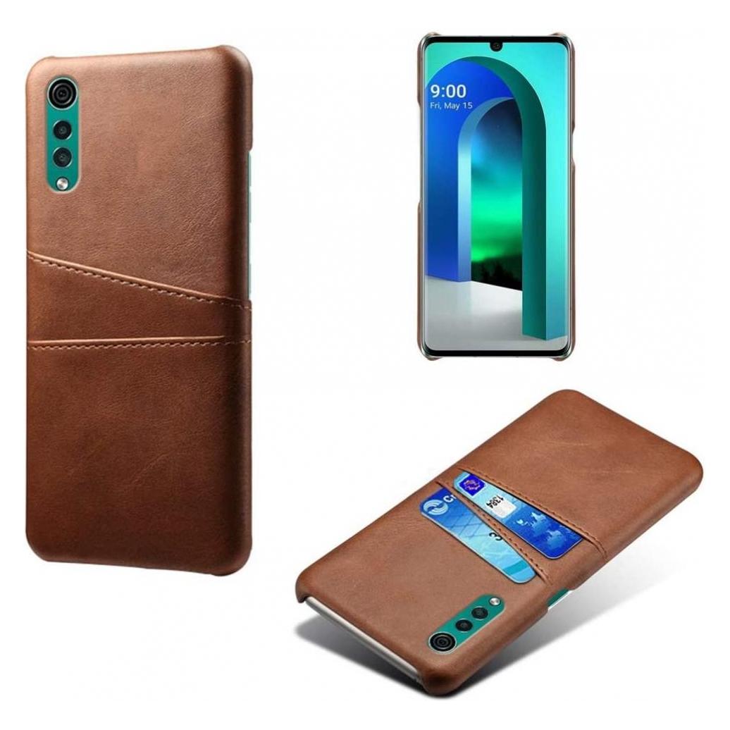 Screenguard LG Velvet CardCaddy Leder Backcase mit Kartenfächern (LG Velvet) (00027055)