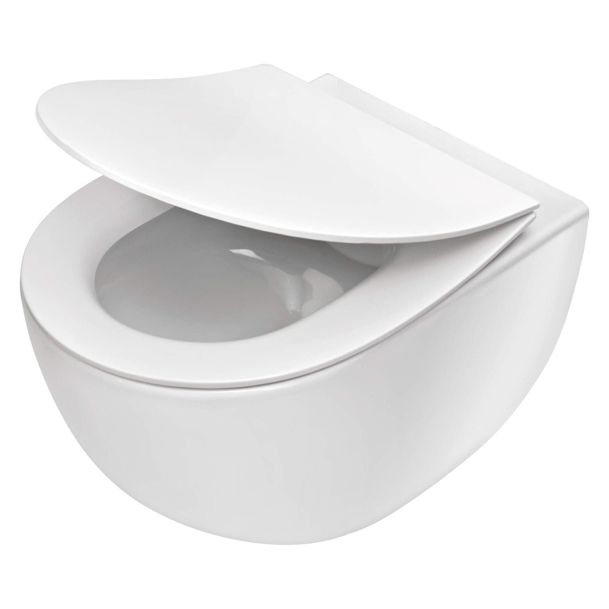 Deante Wc Seat/Peonia Zero Wall Mount Wc Bowl (CDED6ZPW)