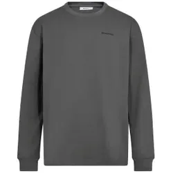 Resteröds Ted Basic Long Sleeve T-Shirt Grau Baumwolle Small Herren