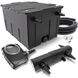 SunSun, Brunnen + Gartenteich, CBF-550 CUV-236 36W SET NEO8000 Pumpe Schlauch Teichfilterset