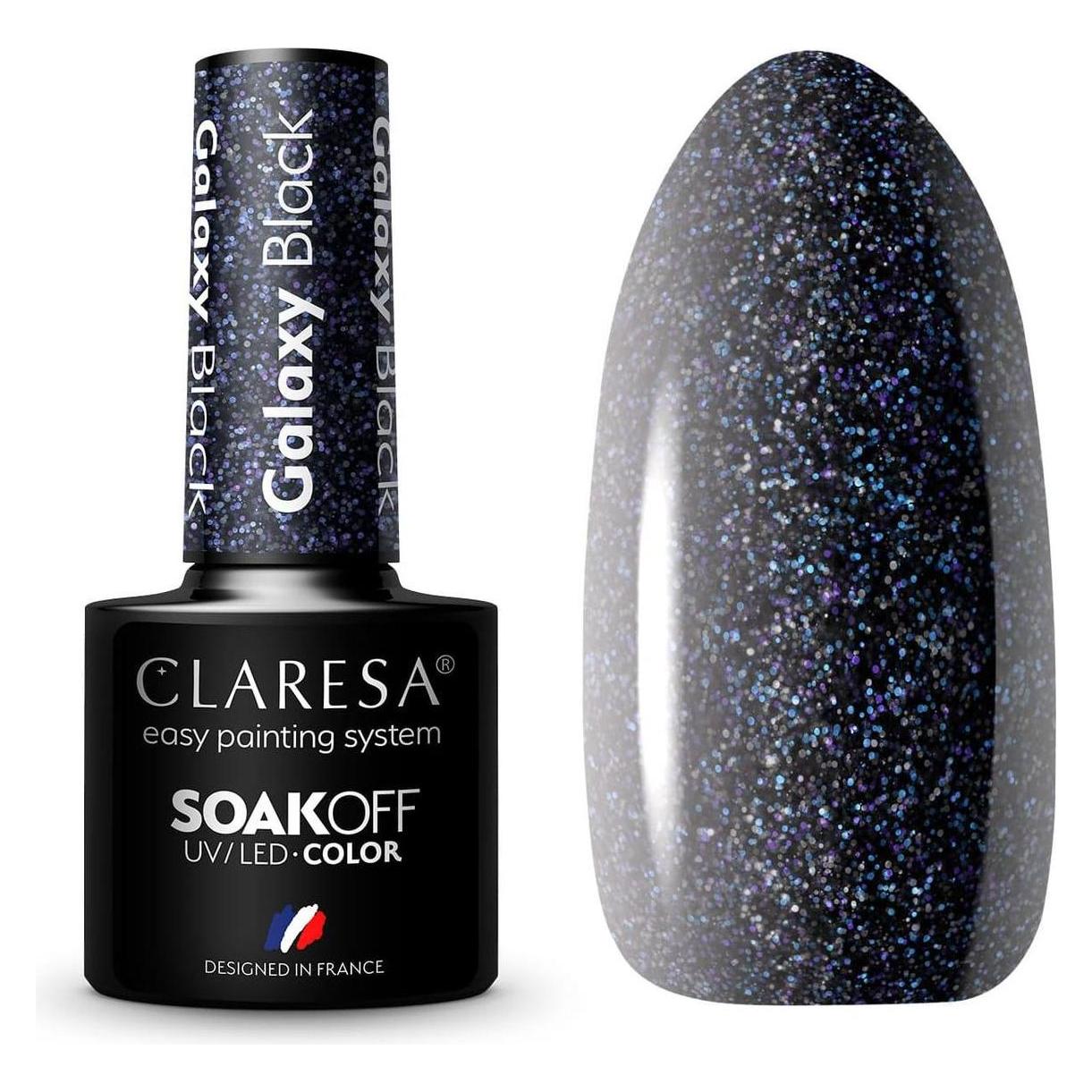 Claresa Galaxy Black UV Nail Polish 5ml (Galaxy Black, UV-Gel Lack) (42673503)