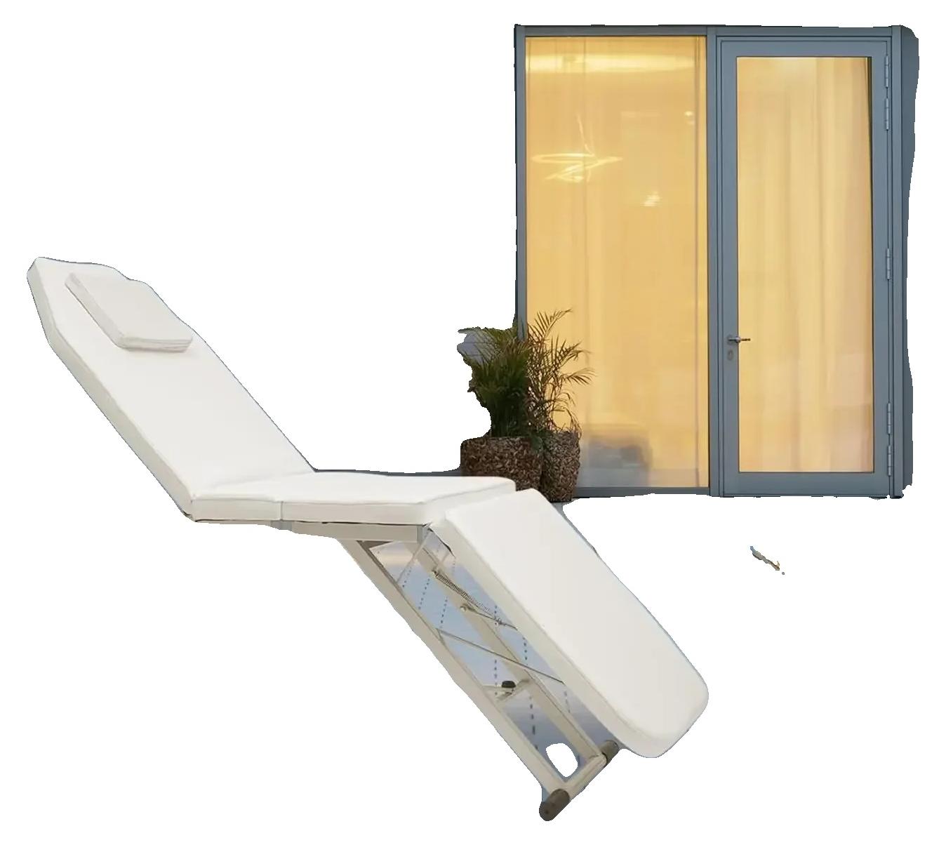 Massage Tisch, Tragbares Design, Robuste Konstruktion, WEISS