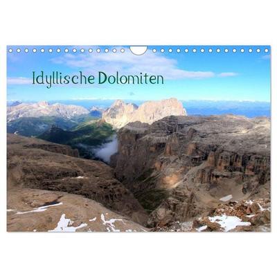 Idyllische Dolomiten (Wandkalender 2026 DIN A4 quer), CALVENDO Monatskalender