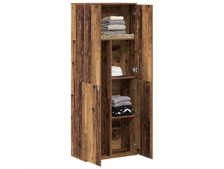 vidaXL Highboard 70 x 33,5 x 180 cm Holzwerkstoff Altholz modernes highboard für verschiedene räume, bietet großzügigen platz für organisation, aus holzwerkstoff gefertigt