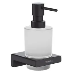 Hansgrohe Seifenspender AddStoris Matt Schwarz Metall, Glas 41745670