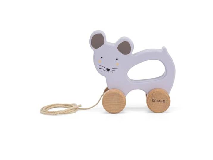Trixie Houten Trekspeeltje Mrs. Mouse