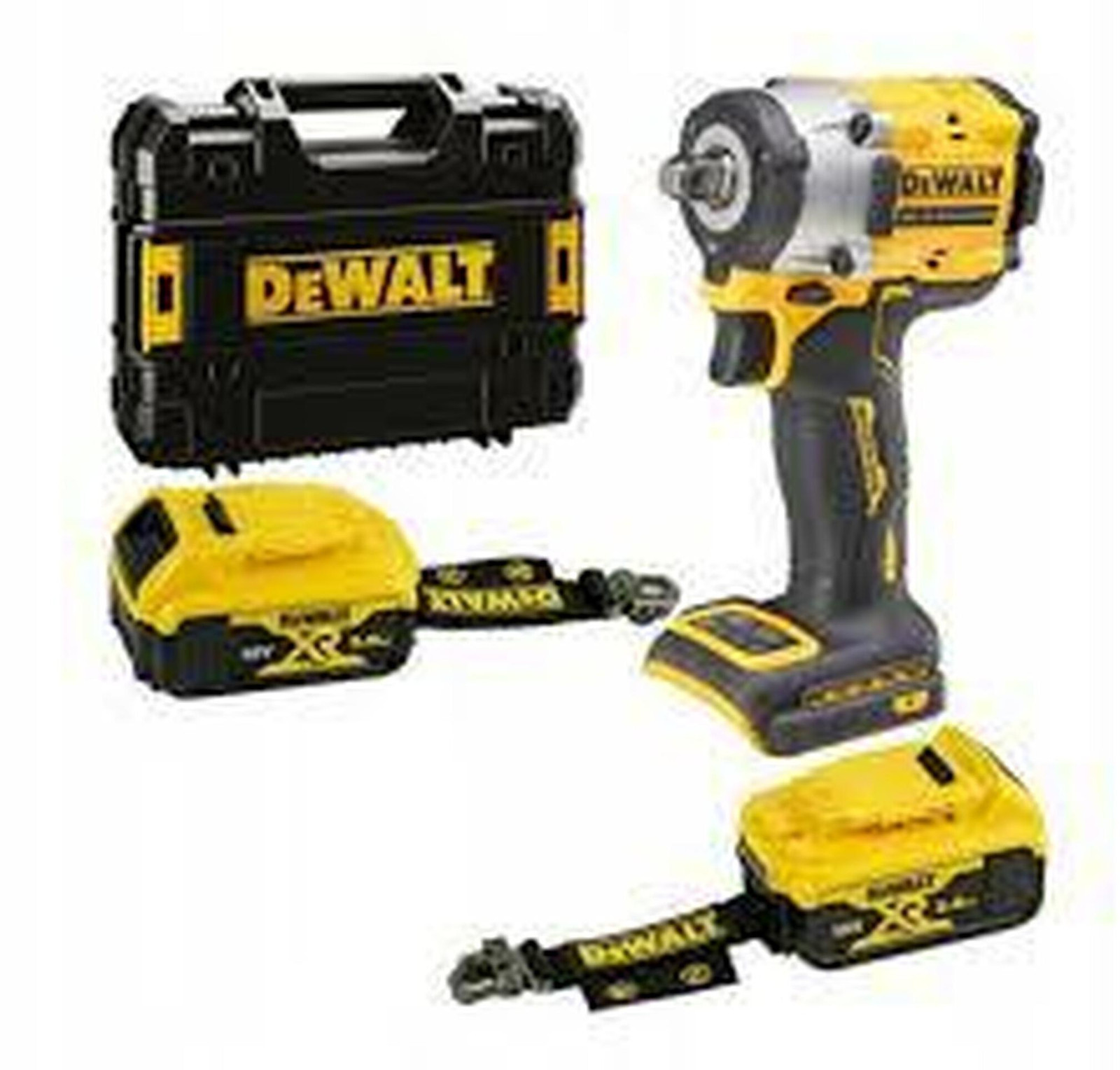 DeWalt Schroefsleutel Impact 1/2" 18V DCF921P2LRT 406Nm met 2x 5.0Ah accu en TSTAK-systeem