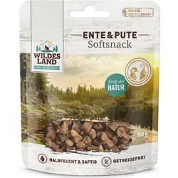 WILDES LAND Katze 50g Softsnack Ente und Pute