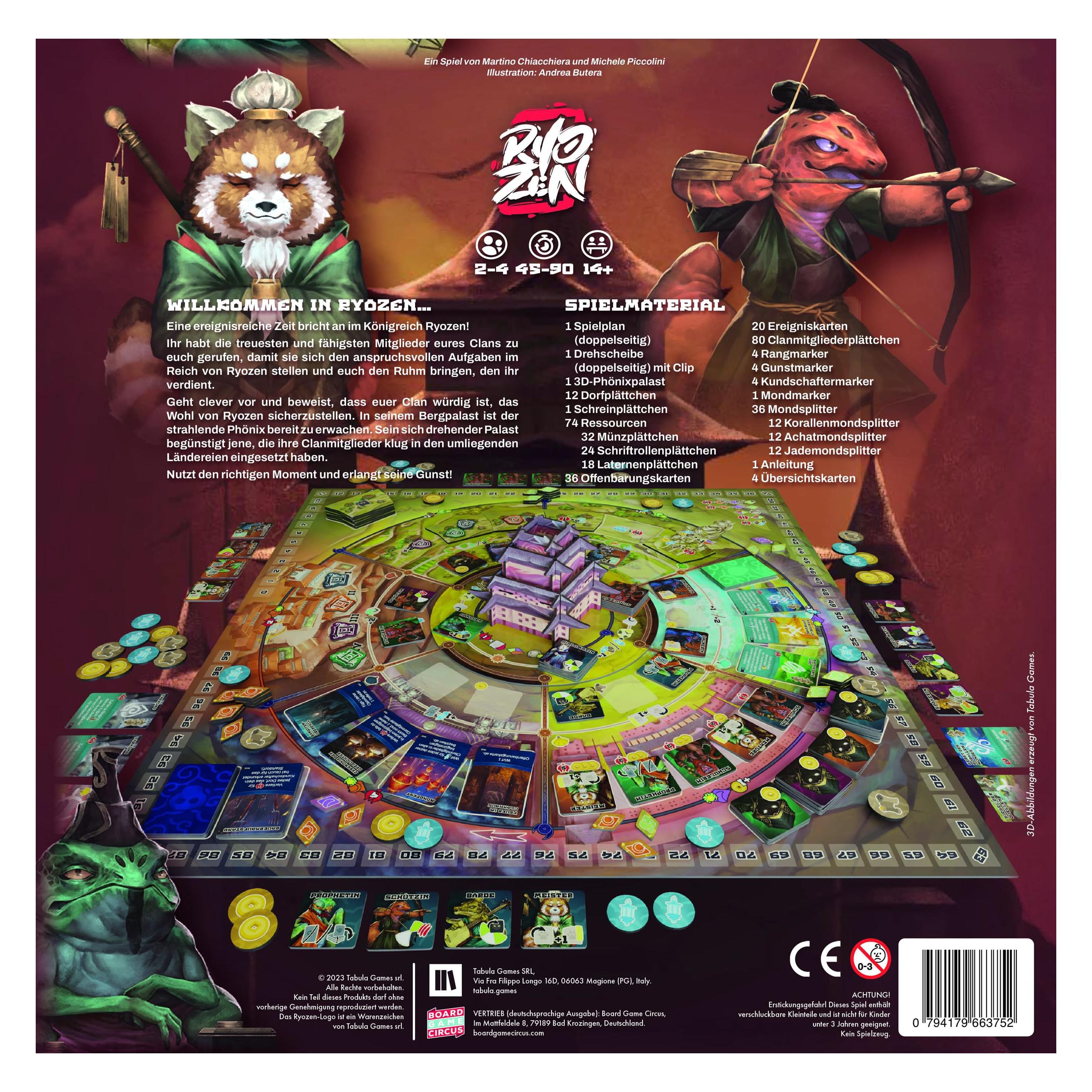 Board Game Circus Ryozen Essential Edition (Deutsch, 1 - 4 Spieler) (BGC63752)
