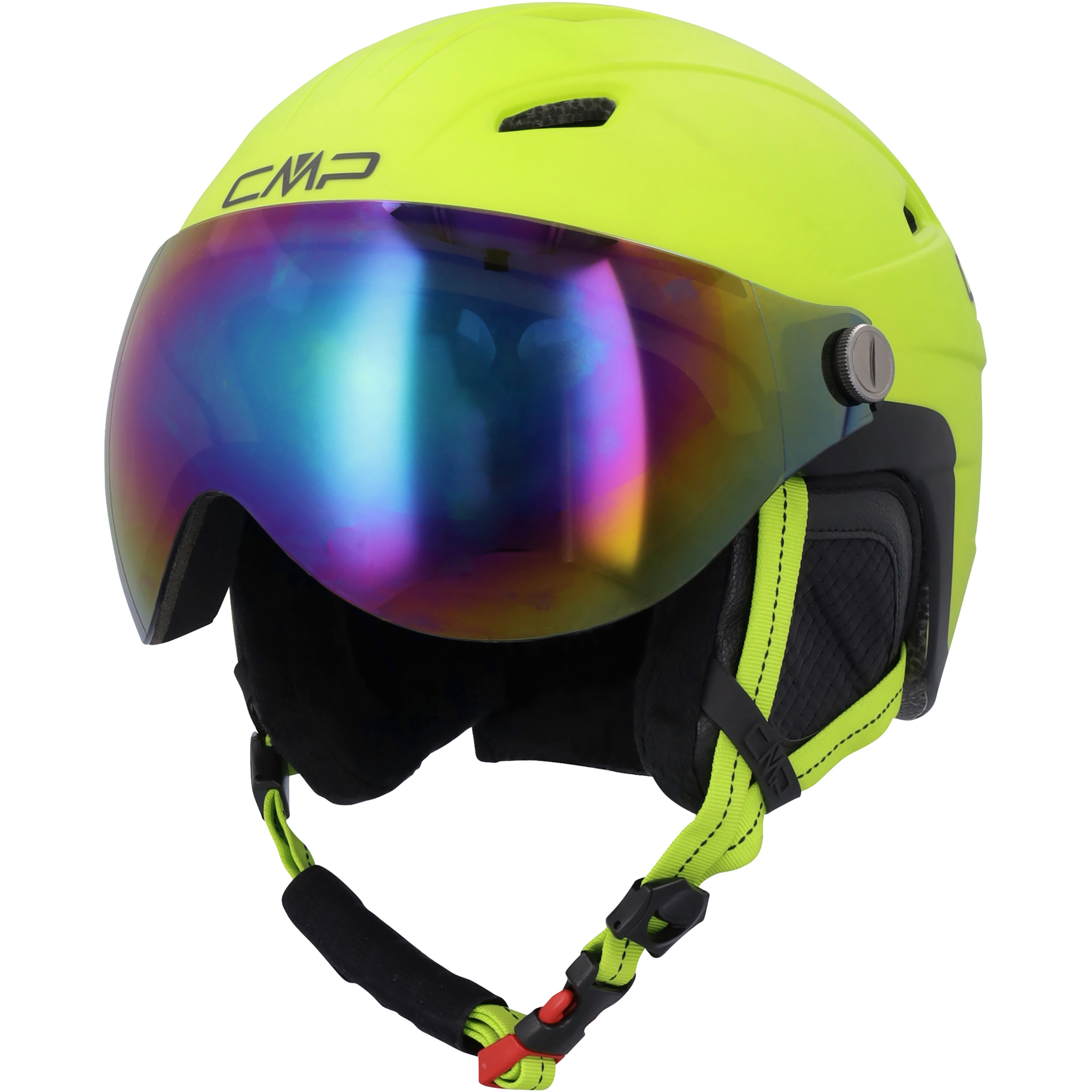 CMP WJ-2 Visier Kinder Skihelme gruen Größe 52-54CM Trekking