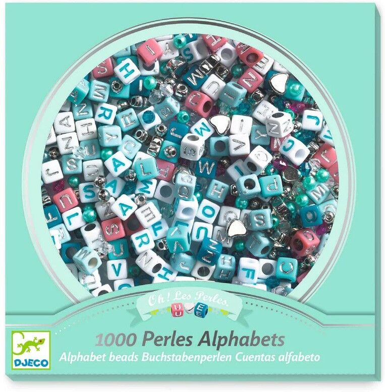 Perles alphabet : Argent - Djeco