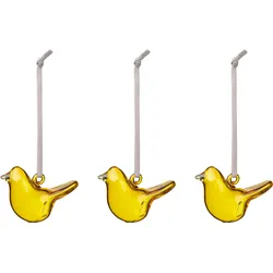 Iittala Dekohänger Vögel, gelb, 3 St.