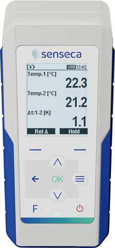 Senseca PRO 135.2 Temperatur-Messgerät -220 - +1768°C Fühler-Typ K, J, N, S, T, E, B, R
