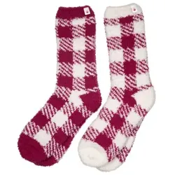 Triumph 2P Cosy Socks Rot/Weiß Polyester One Size Damen