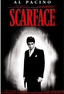Inspire Picks Scarface Al Pacino Canvas Poster Gangster Movie Wall Art Print 4 50x70cm No Frame