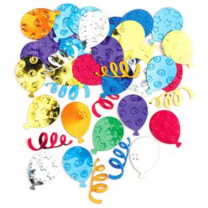 Amscan Konfetti 1-30946, Partyballons, aus Folie, Streudeko, bunt, 14g Beutel