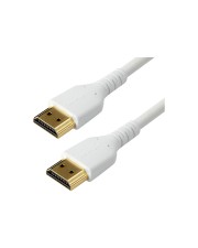 StarTech.com Cable White High Speed HDMI 1m Kabel Digital/Display/Video Glasfaser LWL (RHDMM1MPW)
