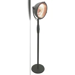 LACOR Elektromanerheizungsfuß, Metall, Schwarz, kompakt