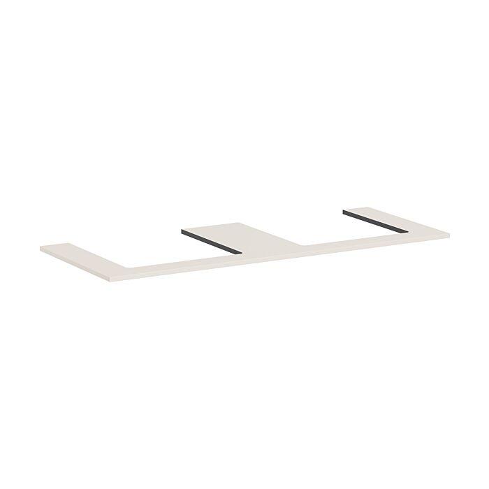 hansgrohe Xilesa E Konsole 54274780 1375x550mm, 2 Ausschnitte, sandbeige matt