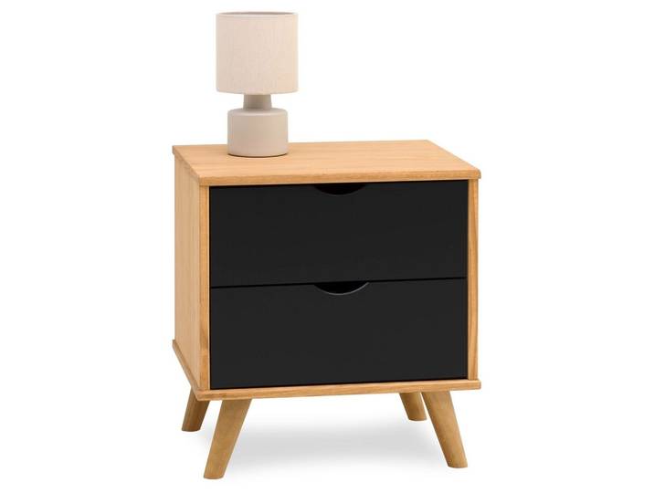 NACHTTISCH COLIMA schwarz/Vintage