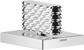 Dornbracht Cl.1 Seitenventil 20006706-00 linksschließend, warm, CASCADE-Struktur, chrom