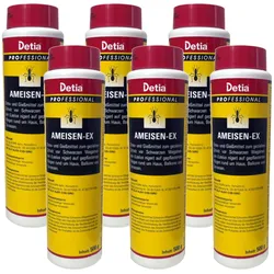 Detia - Ameisen-Ex Ameisenmittel - 6x 500 g