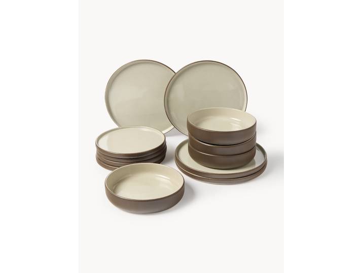 Geschirr-Set Ginger, 4 Personen, 12er-Set