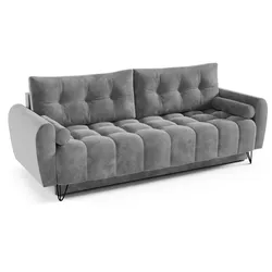 SCHLAFSOFA Malaga 3-Sitzer, Grau